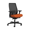 HON HONLWIM2ACU46 Endorse Fabric-Upholster Mesh Mid-Back Office/PC Chair, Adj. Arms, Tangerine