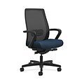 HON HONLWIM2FAB90 Endorse Collection Blue Mesh Upholstery Mid-Back Office/PC Chair with Fixed Arms