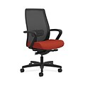 HON HONLWIM2FCU42 Endorse Collection Mesh Mid-Back Office/Computer Chair, Fixed Arms, Poppy Fabric