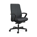 HON HONLWU2FNR10 Endorse Collection Mid-Back Office/Computer Chair, Fixed Arms, Onyx Fabric