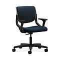 HON HONMT103NT90 Motivate Upholster Back Office/PC Chair, Adj. Arms, Platinum Shell, Mariner Fabric