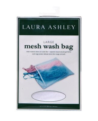 Laura Ashley Mesh Wash Bag 15 x 18