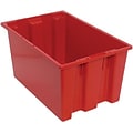 Quantum Storage Systems Stack and Nest Bin, Red, 3/CT (SNT240-R)