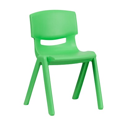 Flash Furniture Plastic School Chair, Green (1YUYCX004GREEN)