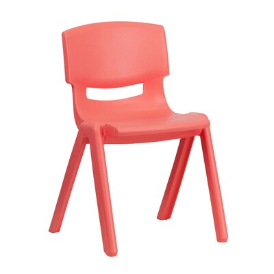Flash Furniture Plastic School Chair, Red (1YUYCX004RED)