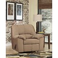 Flash Furniture Signature Design by Ashley Dominator Rocker Recliner in Mocha Fabric (8799RECMOC)