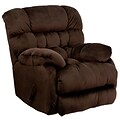 Flash Furniture Contemporary Sharpei Microfiber Rocker Recliner; Chocolate (AM94605980)