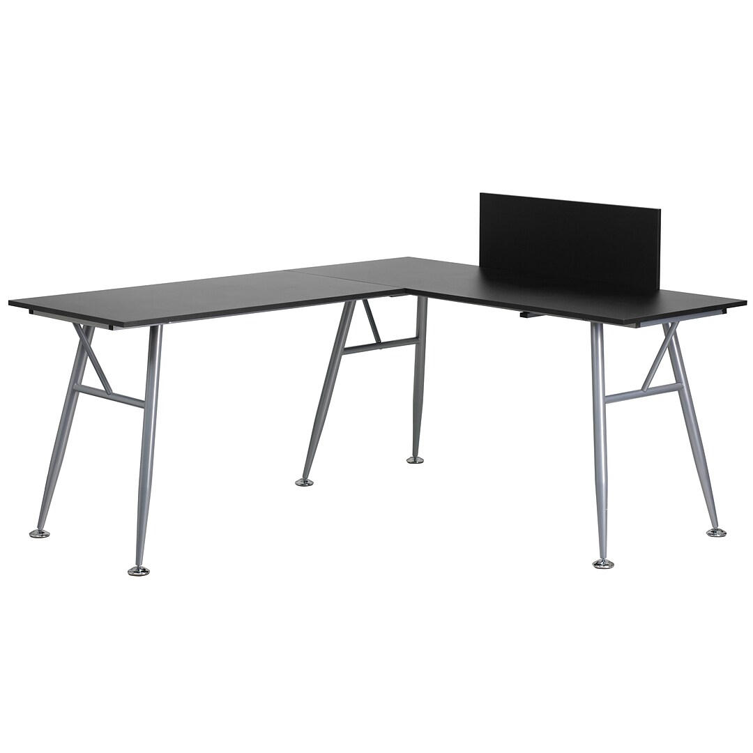 Flash Furniture 89 5 L Shape Computer Desk Black Nanwk110bk