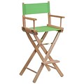 Flash Furniture Bar-Height Directors Chair, Green (TYD01GN)