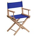 Flash Furniture Standard Height Directors Chair in Blue (TYD02BL)