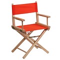 Flash Furniture Beechwood Frame Standard Height Directors Chair in Red (TYD02RD)