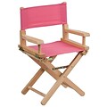 Flash Furniture Kid -Size Directors Chair, Pink (TYD03PK)