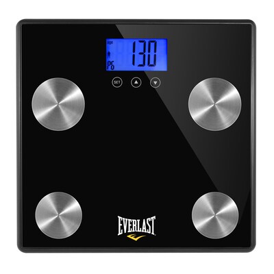 Everlast Health APP Based 5 in 1 LCD Digital Body Composition Bluetooth Glass Scale (EVL-BFS)