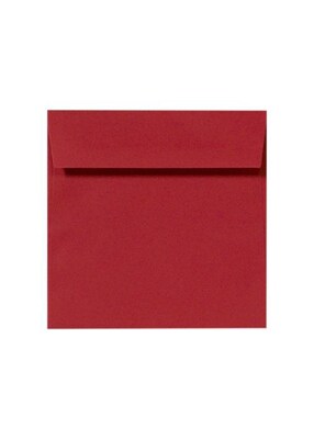 LUX® Square Envelopes, 8 x 8, Ruby Red, 250/Pack (LUX-8565-18-250)