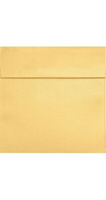 LUX 7 x 7 Square Envelopes 50/Box) 50/Box, Gold Metallic (8545-07-50)