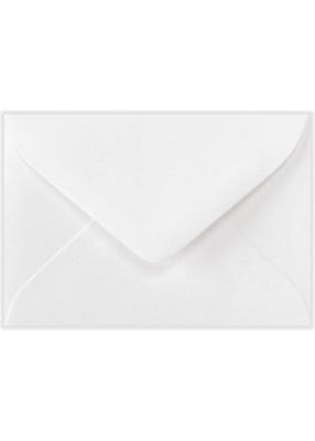 LUX Moistenable Glue #17 Invitation Envelope, 2 11/16 x 3 11/16, White, 50/Box (LEVC-WLI-50)