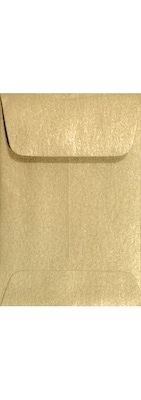 LUX #1 Coin Envelopes (2 1/4 x 3 1/2) 250/Box, Blonde Metallic (1COBLON-250)