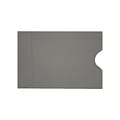 LUX Credit Card Sleeve (2 3/8 x 3 1/2) 500/Box, Smoke (LUX-1801-22-500)