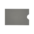 LUX Credit Card Sleeve 2 3/8 x 3 1/2, 1000/Box, Smoke (LUX-1801-22-1M)