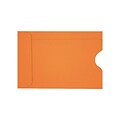 LUX Credit Card Sleeve (2 3/8 x 3 1/2) 500/Box, Mandarin (LUX-1801-11-500)