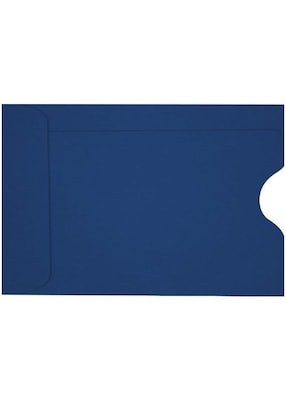 LUX Credit Card Sleeve 2 3/8 x 3 1/2, 50/Box, Navy (LUX-1801-103-50)