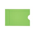 LUX® Credit Card Sleeve; 2 3/8 x 3 1/2, Limelight Green, 250/PK (1801-101-250)