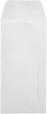 LUX Business Envelope, 3 1/4 x 7, White, 250/Box (SDI-24WW-250)