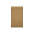 LUX® #5 1/2 Coin Envelopes, 3.12x5.5 Peel & Seel, Recycled, Grocery Brown, 1000Pk (LUX-512CO-GB1M)