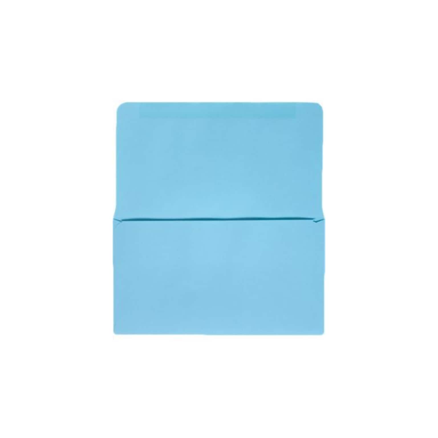 LUX Moistenable Glue #6 3/4 Booklet Envelope, 3 5/8 x 6 1/2, Pastel Blue, 1000/Box (R0267-1M)