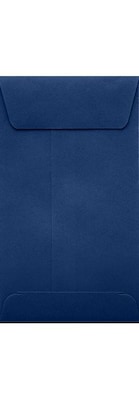 LUX® #5 1/2 Coin Envelopes with Peel and Seel; 3 1/8H x 5 1/2W, Navy Blue, 250Pk (512CO-103-250)