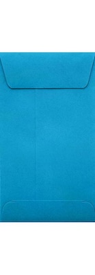 LUX® #5-1/2 Coin Envelopes with Peel and Seel; 3-1/8 x 5-1/2, Pool Blue, 500ct (512CO-102-500)