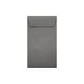 LUX® #5 1/2 Coin Envelopes with Peel and Stick; 3 1/8H x 5 1/2W, Smoke Gray, 250Pk (512CO-22-250)