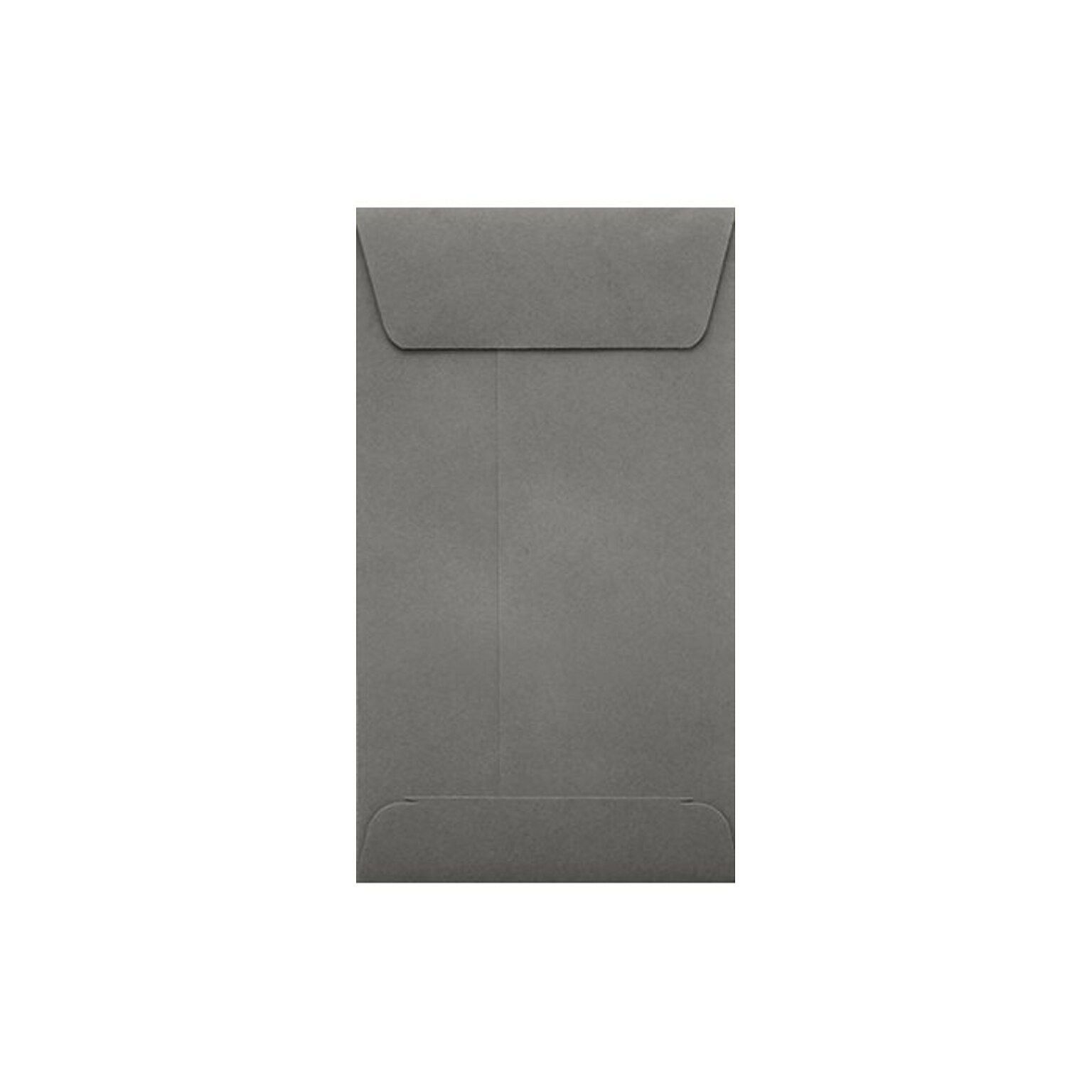 LUX® #5 1/2 Coin Envelopes with Peel and Stick; 3 1/8H x 5 1/2W, Smoke Gray, 250Pk (512CO-22-250)