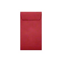 LUX #5 1/2 Coin Envelopes (3 1/8 x 5 1/2) 50/Box, Ruby Red (LUX-512CO-18-50)