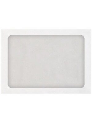 LUX Moistenable Glue A7 Window Envelope, 5 1/4 x 7 1/4, White, 500/Box (A7FFW-28W-500)