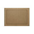 LUX® A7 Full-Face Window Envelopes, Grocery Bag Brown, 50/PK (A7FFW-GB-50)