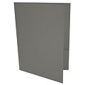 LUX® 9 x 12 Presentation Folders, Smoke Gray, 500 Folders (LUX-PF-22-500)