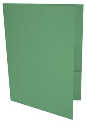 LUX 9 x 12 Presentation Folders, Standard Two Pocket, Holiday Green, 50/Pack (LUX-PF-L17-50)