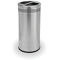 Commercial Zone Products® Precision Series SS 20gal Recycling Container, Stainless Steel (745829)