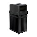 Commercial Zone Products® ArchTec Series Parkview 1 25gal Trash Container with Ashtray (72710099)