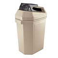 Commercial Zone Products® Green Zone Series Canpactor Can Crusher and Waste Container, Beige (745102)