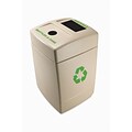 Commercial Zone Products® Green Zone Series Recycle55 Trash, Bottle and Can Recycling Container (745710)