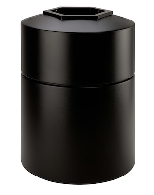 Commercial Zone Products® PolyTec Series 45gal Round Trash Can, Black (730101)