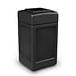 Commercial Zone Products® PolyTec Series 42gal Square Trash Can, Black (732101)