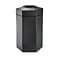 Commercial Zone Products PolyTec Series 50 Gallon Hex Trash Can, Black (737501)