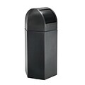 Commercial Zone Products® PolyTec Series 50gal Hex Waste Container with Dome Lid, Black (73760199)