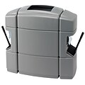 Commercial Zone Products® Islander Series Waste N Wipe® Waste Container and Windshield Service Center, Shell Silver (770135)
