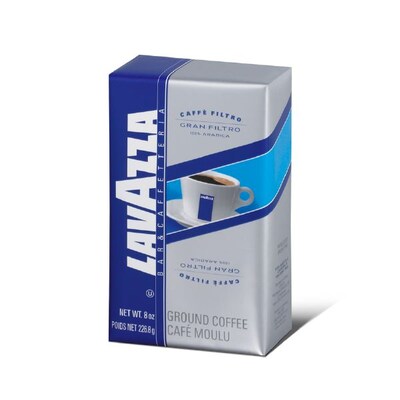 Lavazza® Coffee; Gran Filtro, Ground, 8oz. Brick, 20/Case