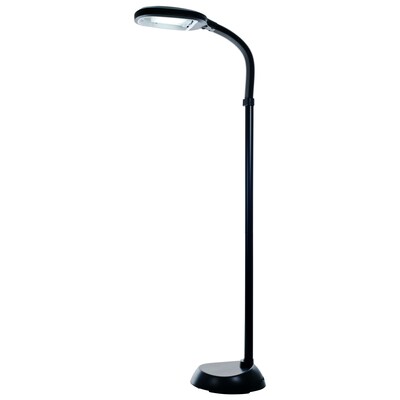 Lavish Home Sunlight Floor Lamp, Black