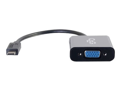 C2G ® 29471 USB-C to VGA Video Adapter; Black